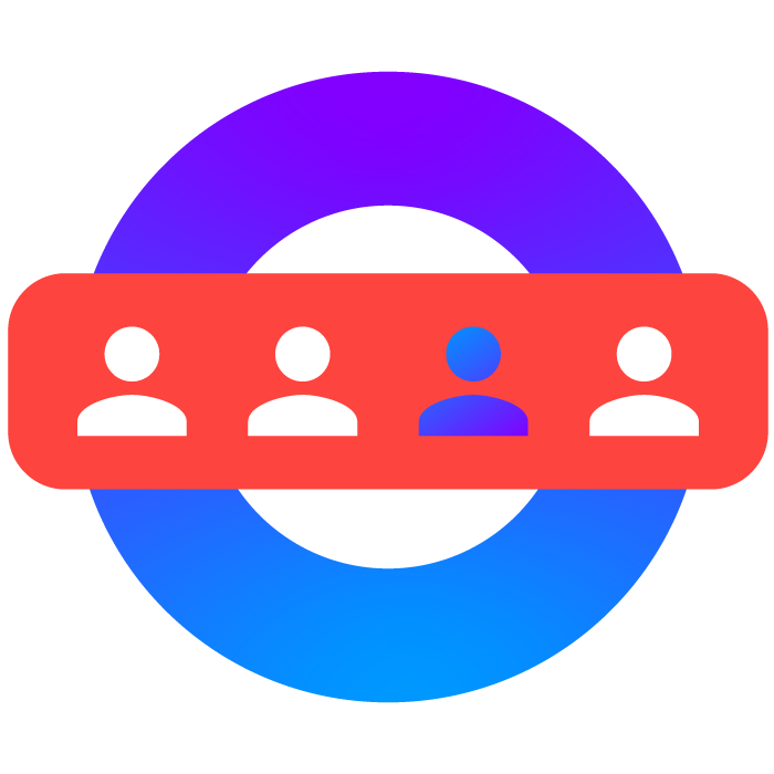 graphic of 4 people with 1 highlighted